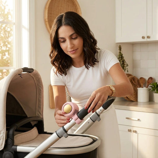 Portable Hands-Free Stroller Fan